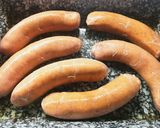 Sült véres, májas hurka és kolbász, tört burgonyával🥘 recept fázis 2 fotója