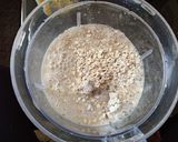 A picture of step 1 of Gluten free banana pancakes #breastfastideas.