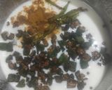 A picture of step 4 of Bhindi Raita.