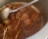 A picture of step 6 of بھنڈی گوشت.