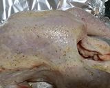 A picture of step 12 of Christmas turkey with stuffing.