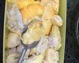Gambar langkah 3 resipi Bubur Pulut Durian.