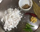 A picture of step 2 of Coconut Chana Dal.