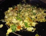 A picture of step 3 of Tawa paneer fry rice.