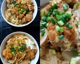 รูปขั้นตอนการทำที่ 5 ของ How to make yummy dishes 😊 "Katsudon Pork Cutlet Rice Bowl"