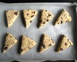 A picture of step 8 of Banana & Oats Scones with Dark Chocolate (No Flour, No Egg).