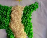 A picture of step 4 of Green white green rice🇳🇬.