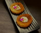 A picture of step 5 of Orange Shahi Tukda Canapés.