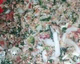 Foto del paso 3 de la receta: Patis con carne picada acelga, arroz, cebolla morrón (gourmet)