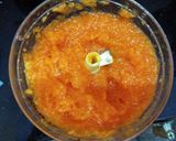 A picture of step 1 of Papaya Laddoos.