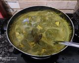 A picture of step 4 of Spinach Malai Paneer.