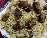 A picture of step 5 of Seekh Kabab Pulao.