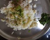 A picture of step 2 of Semolina disc roll.