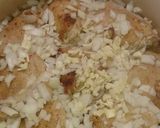 A picture of step 2 of Chicken and Dumplings.