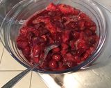Une image de l'étape 5 de Compote de cerises et pêches de vigne.