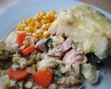 A picture of step 10 of Vickys Chicken, Leek & Bacon Pie, GF DF EF SF NF.