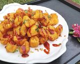 A picture of step 5 of Crispy potatoes chunks.