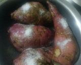 A picture of step 2 of Sweet potatoes + pea nut sauce# festive dish contest_Nairobi Wes.