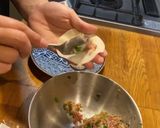 A picture of step 6 of Gyoza dumplings.