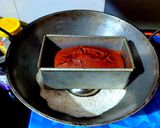 A picture of step 7 of Red Velvet Pound Cake.