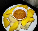 A picture of step 6 of Ncha na Ugba sauce.