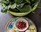 A picture of step 1 of Spinach Soup.