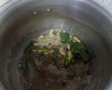 A picture of step 4 of Ven Pongal with(seeraga samba rice).