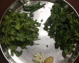 A picture of step 1 of Chicken Hariyali.