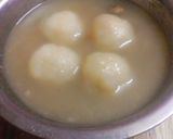 A picture of step 6 of Bhaat Rasgulla (Steamed Rice Rasgulla).