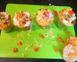 A picture of step 3 of Sev Puri.