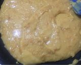 A picture of step 3 of Besan Burfi.