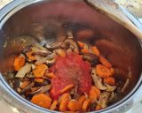 Foto del paso 8 de la receta Albóndigas de pollo en salsa de zanahorias y champiñones