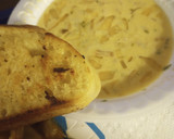 A picture of step 6 of Cream of Onion Soup.