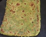 A picture of step 3 of Beetroot palak Choor Choor paratha.
