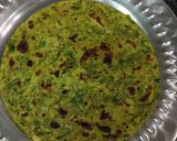 A picture of step 1 of Makeover Pizza Made With Leftover Methi Paratha.