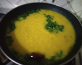 A picture of step 3 of Methi Dal.