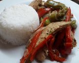 Foto del paso 4 de la receta Fajitas de Pollo Dos Colores