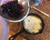 A picture of step 10 of Blueberry Lemon Crumble Skillet.