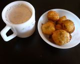 करी लीव्ह सूजी पकौड़े (Kadhi leaves suji pakode in hindi) रेसिपी चरण 3 फोटो
