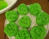 Foto langkah ke 5 dari resep Bolu kukus keju pandan ketofy.