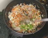 A picture of step 6 of Desi Chinese noodles.