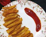मसाला फ्रेंच फ्राइज़ (Masala French Fries recipe in Hindi) रेसिपी चरण 5 फोटो