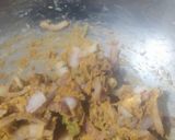 A picture of step 2 of Kadi Pakoda.