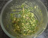 A picture of step 1 of Spinach Pakora Kadhi With Indian Herbed Rice - Punjabi meal For Dinner.