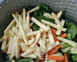 Foto langkah ke 1 dari resep Kakiage Vegetable Tempura ala rumahan.