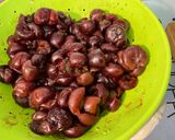 Une image de l'étape 2 de Tarte aux cerises, miel et pistaches.