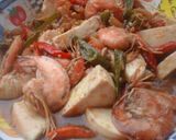 Foto langkah ke 7 dari resep Udang + putih telur saus teriyaki.