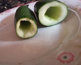 A picture of step 1 of Fried cucumber.