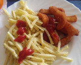 Foto del paso 2 de la receta: Rabas and chips con ketchup