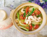 Hình bước làm 7 của món Canh chua tôm rau nhút